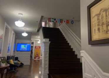 Staircase in Quality Hill School
