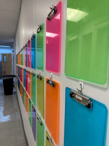 Wall of Clipboards
