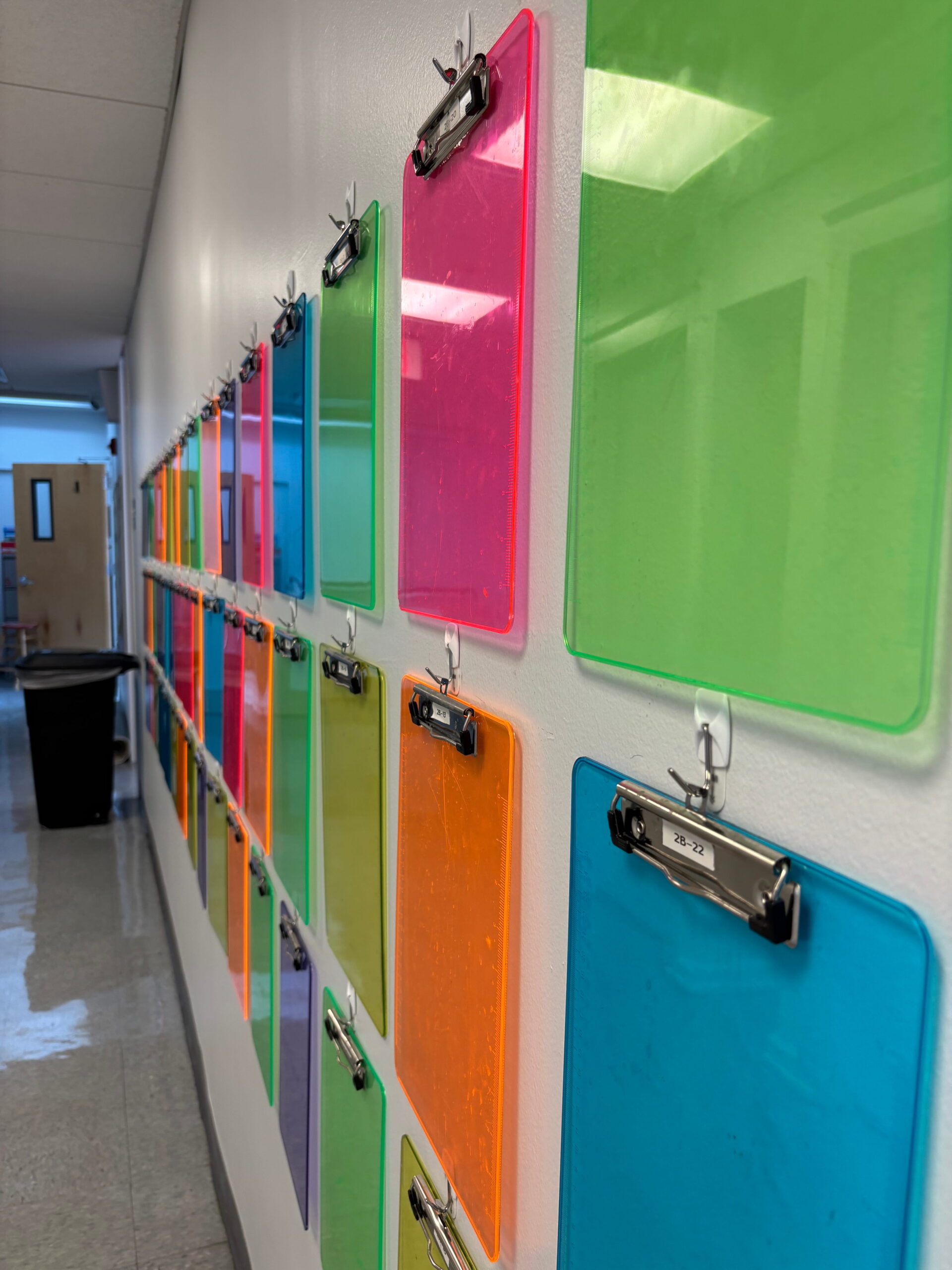 Wall of Clipboards